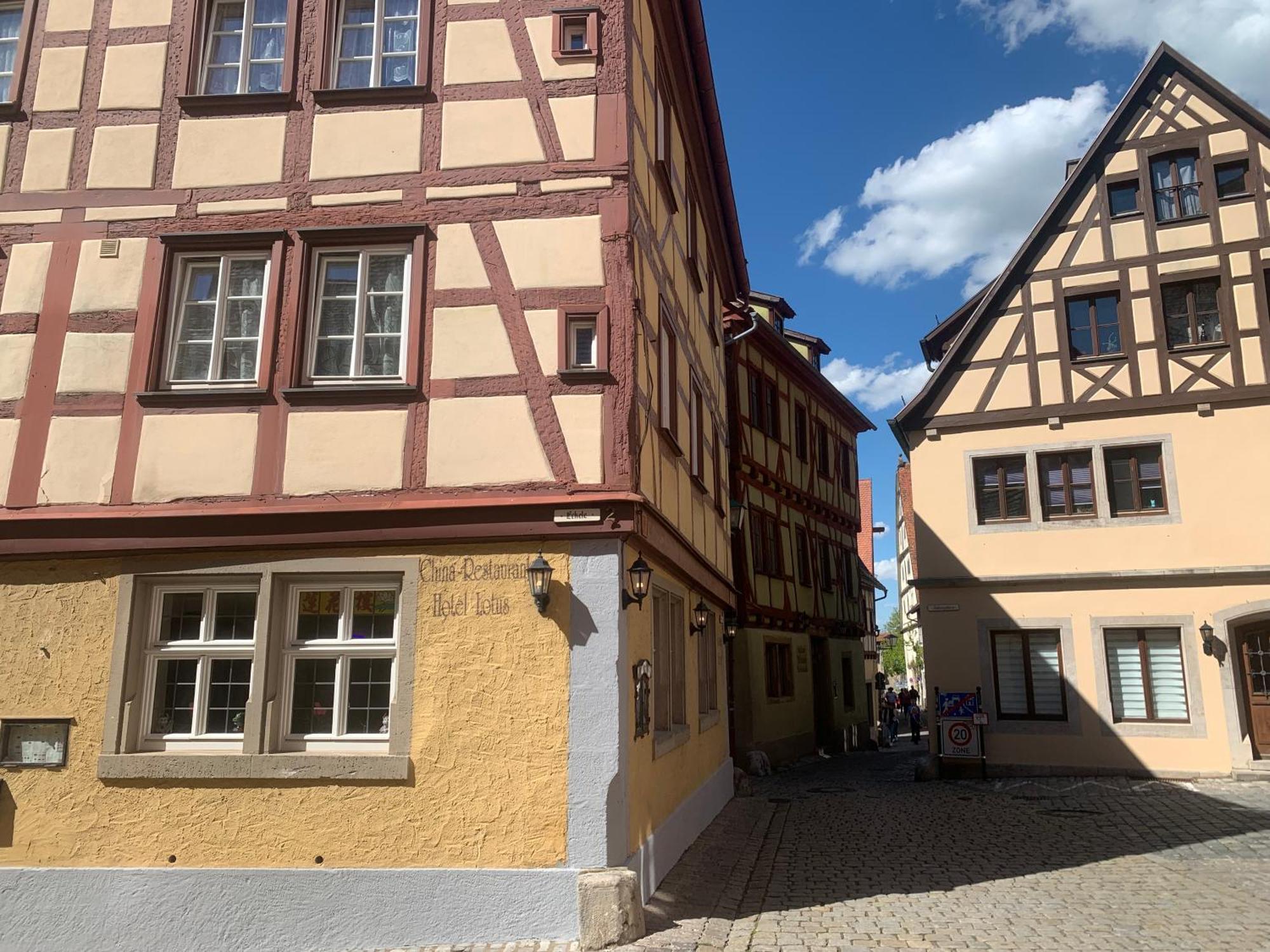 China Restaurant Hotel Lotus Rothenburg ob der Tauber Zewnętrze zdjęcie