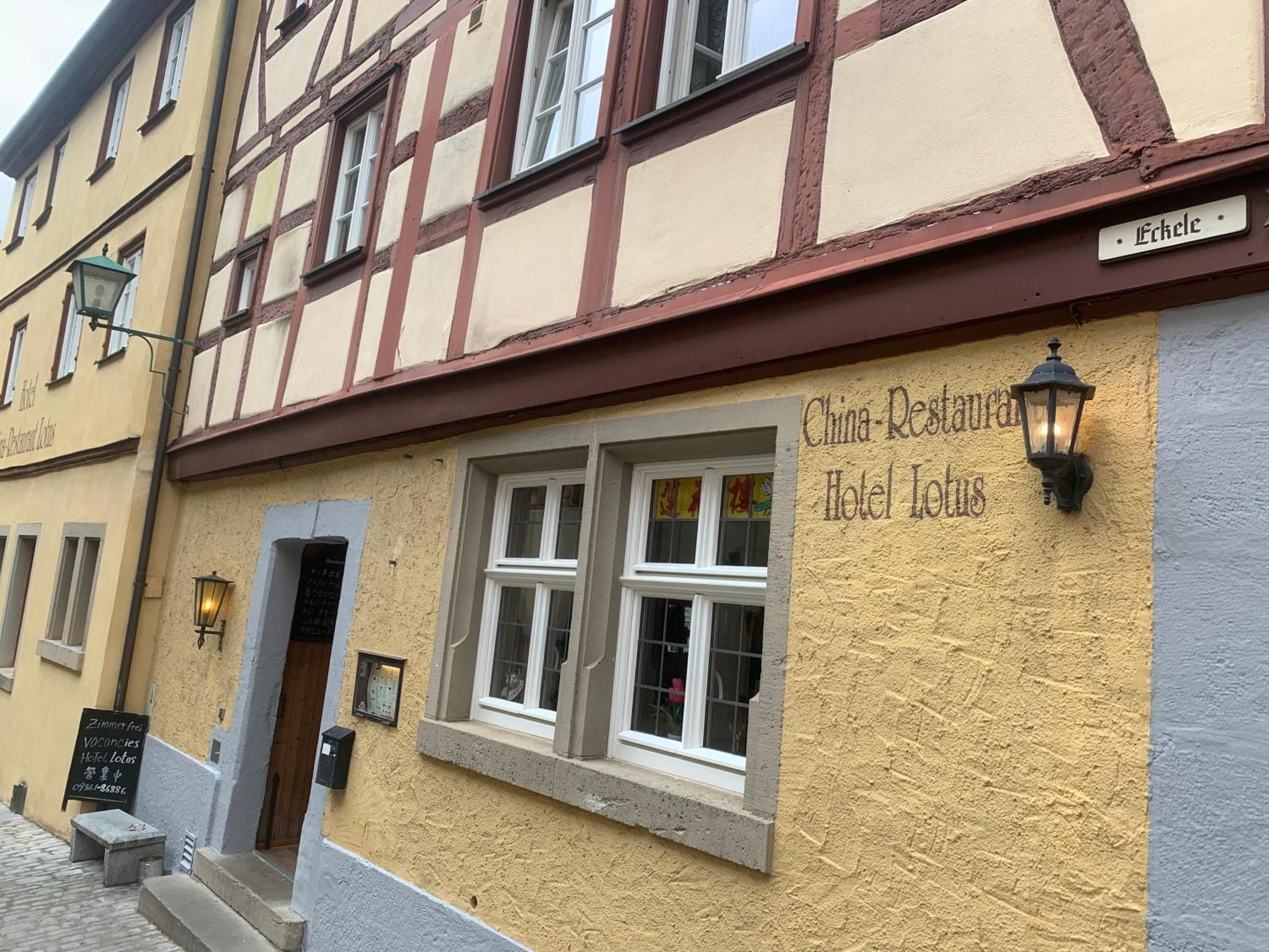 China Restaurant Hotel Lotus Rothenburg ob der Tauber Zewnętrze zdjęcie