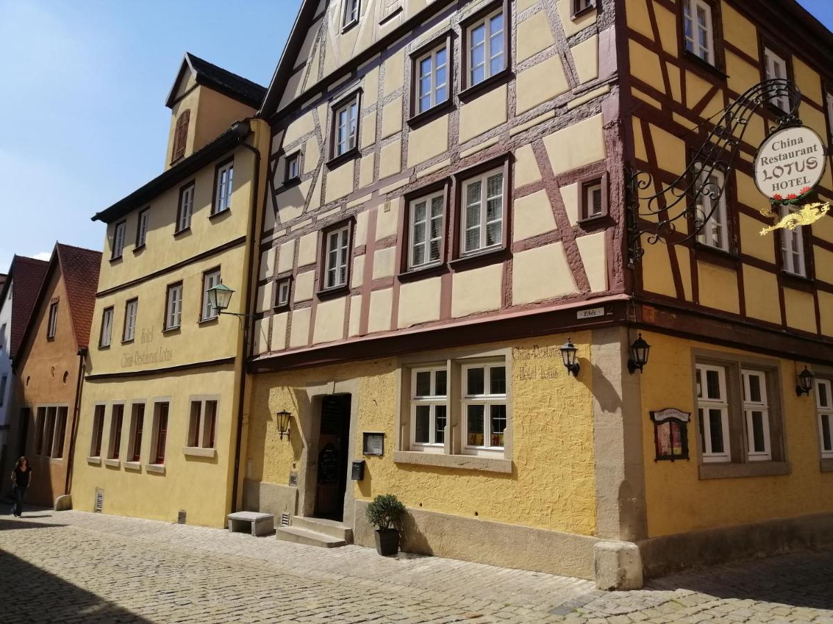China Restaurant Hotel Lotus Rothenburg ob der Tauber Zewnętrze zdjęcie